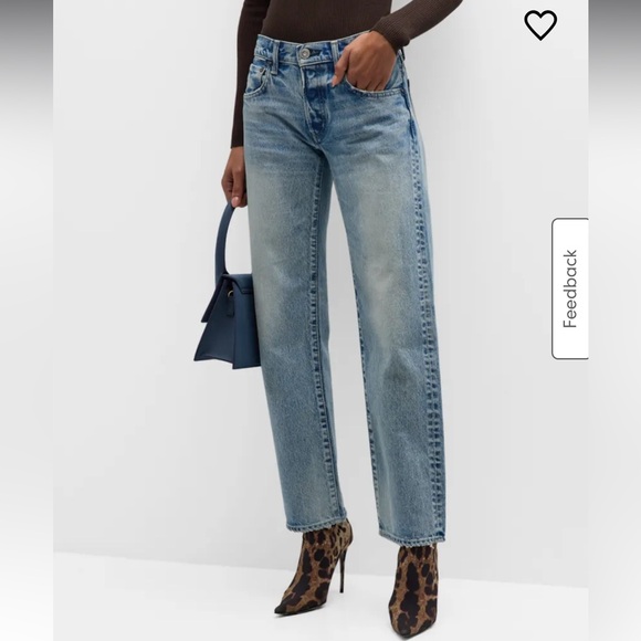 Moussy Vintage Joelton Jeans - Light Blue - Picture 6 of 9
